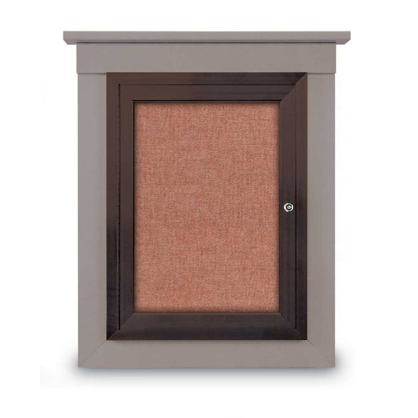 Sliding Glass Enclosed Letterboard, 60"x3